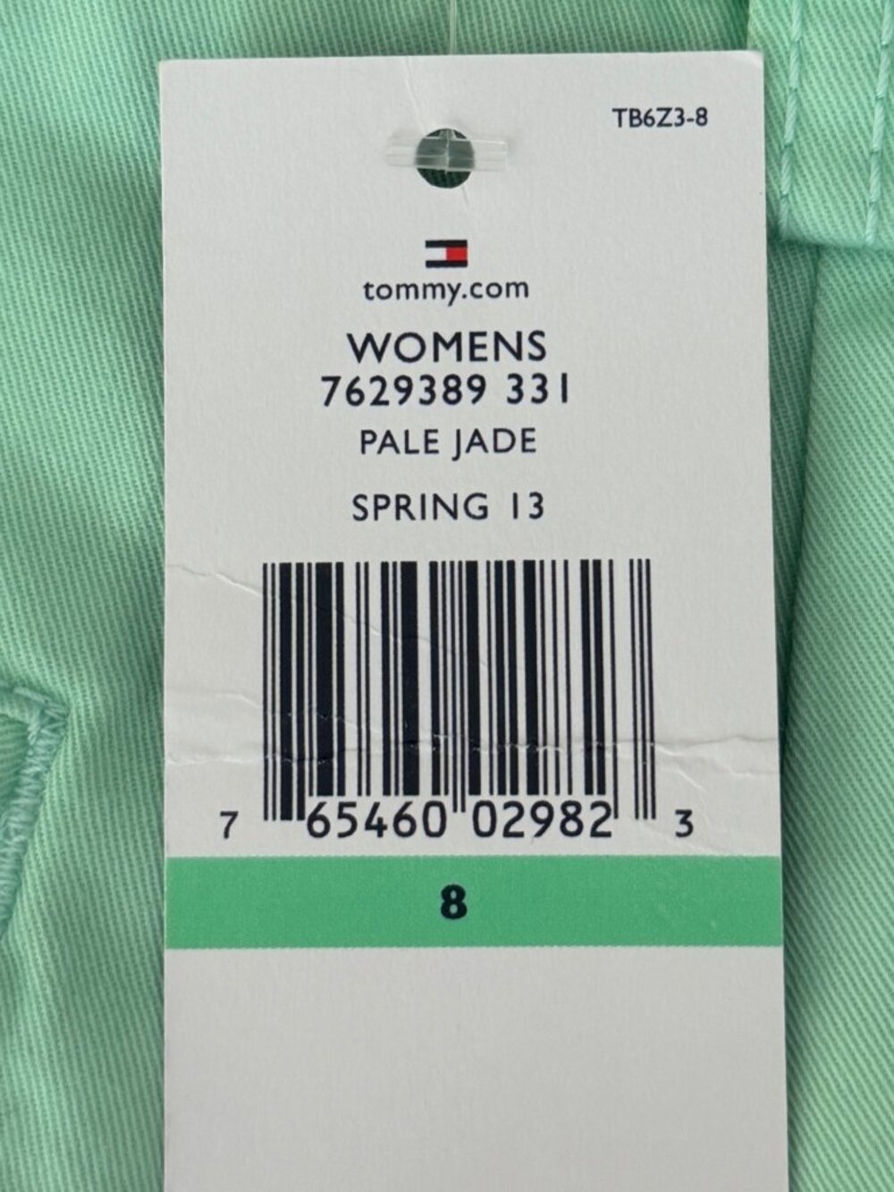 NWT Tommy Hilfiger Green Cotton Shorts | 2012 Preppy Retro Athleisure Minimalist - Picture 9 of 14